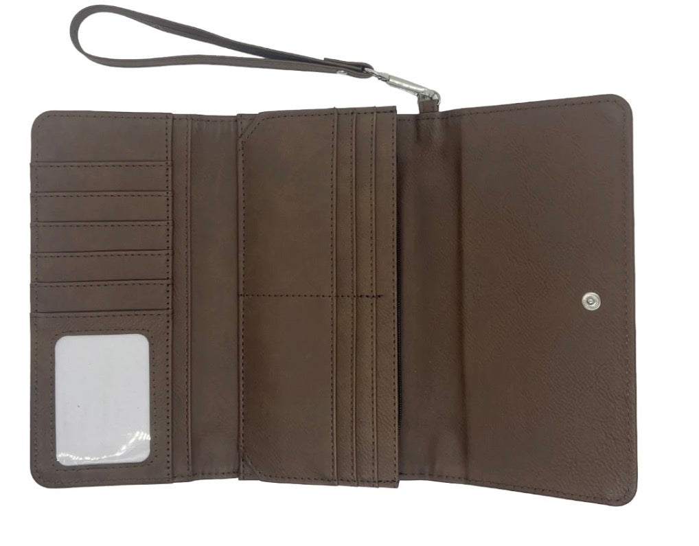 Pampered Tri-Fold Wristlet