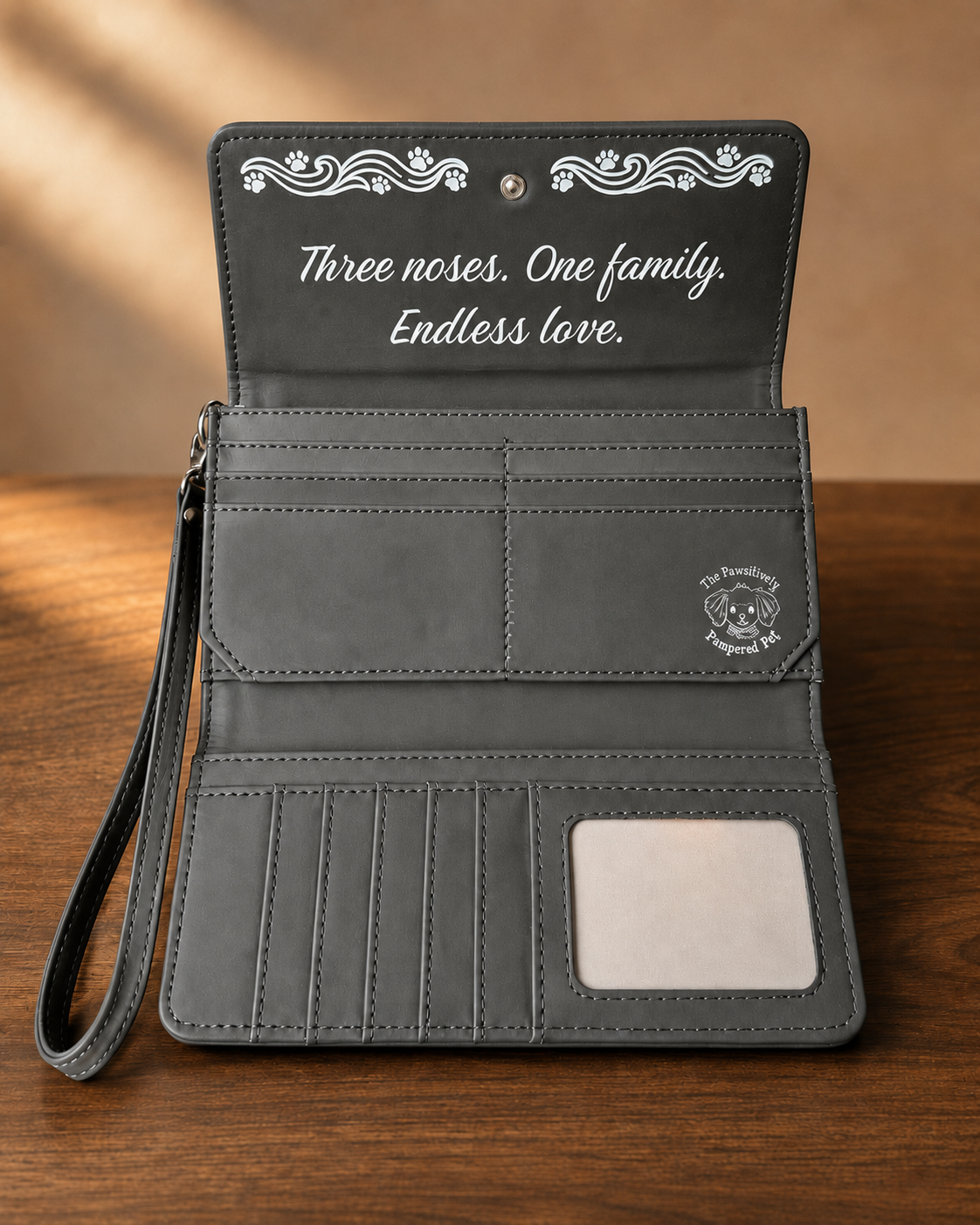Pampered Tri-Fold Wristlet
