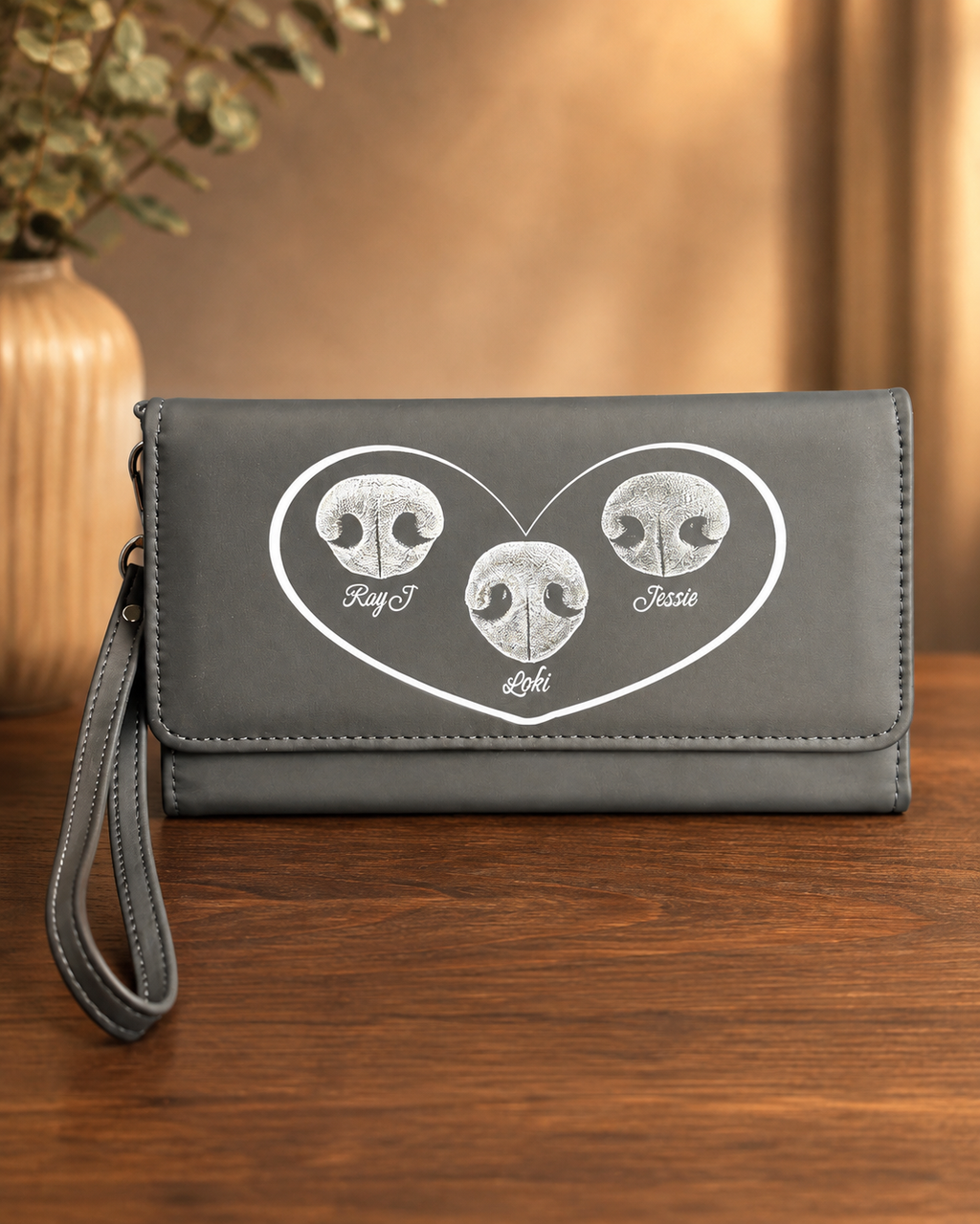 Pampered Tri-Fold Wristlet