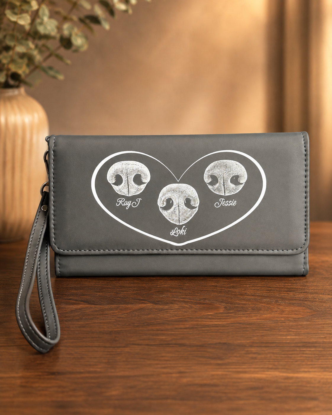 Pampered Tri-Fold Wristlet