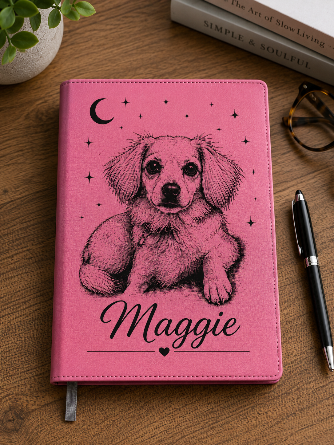 Custom Pet Portrait Signature Journal